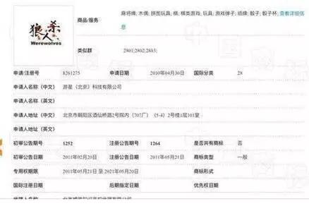 “狼人殺”游戲火爆背后的商標權之爭