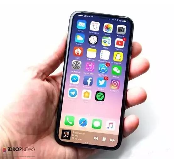 無邊框+屏內指紋 iPhone8新外觀專利確定