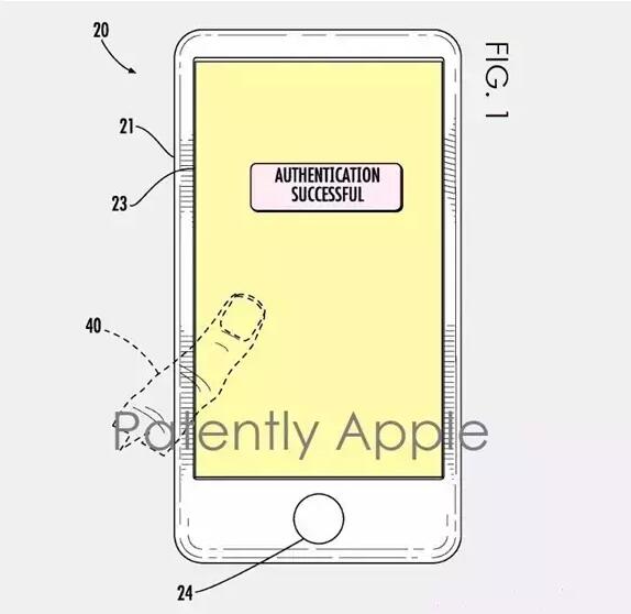 無邊框+屏內指紋 iPhone8新外觀專利確定
