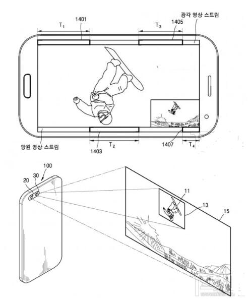 三星外觀專利申請曝光 Note8將配雙攝