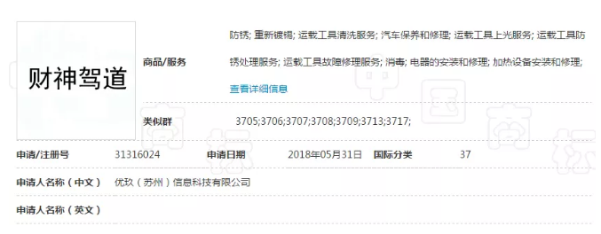 “財神駕道”商標駁回復審失敗，易產生不良社會影響！