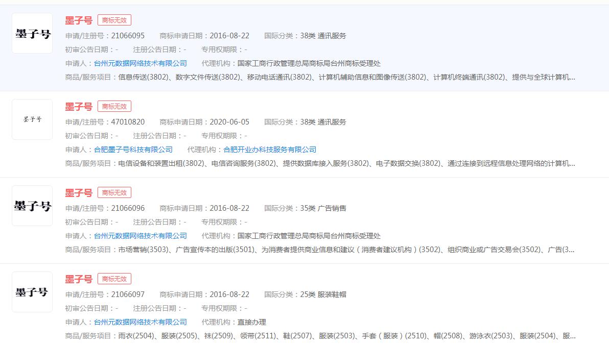 “墨子號”實驗首次實現1200公里地面站間量子態遠程傳輸，“墨子號”商標申請無效