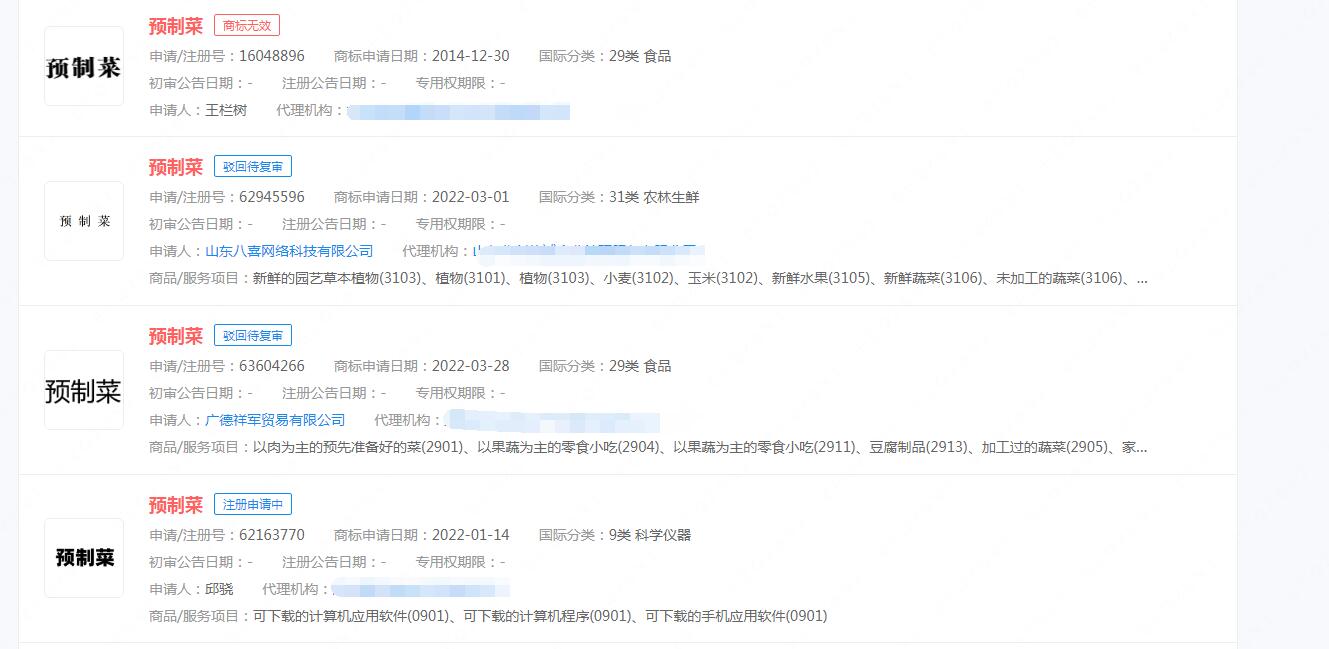 “預制菜”商標被駁回，#預制菜的未來在哪里#