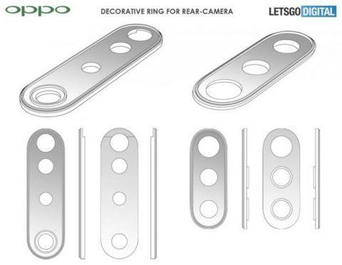 OPPO Reno后置攝像頭獲外觀專利