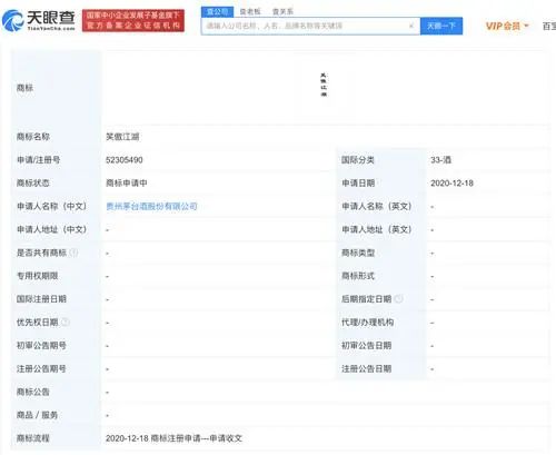 “笑傲股市”還不夠,茅臺關聯公司申請“笑傲江湖”商標