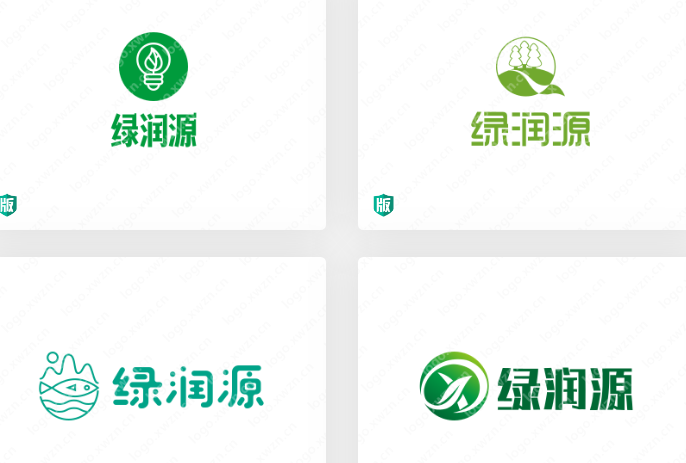 環保公司LOGO設計，綠潤源