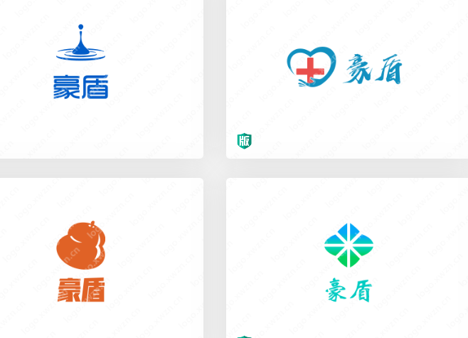 精致大氣風格“豪盾”LOGO設計欣賞