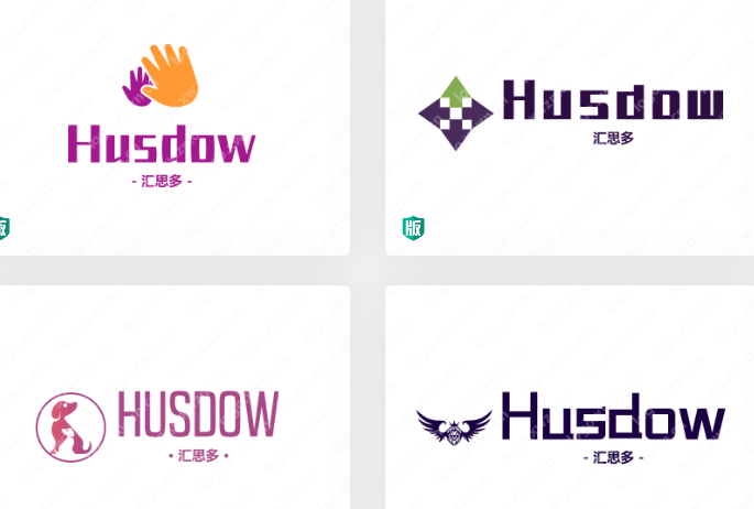 洋氣時(shí)髦有國際范的　“Husdow”——匯思多，窗戶行業(yè)的logo作品