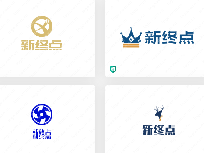 來一波優秀的logo{【新終點】，為創業者助力