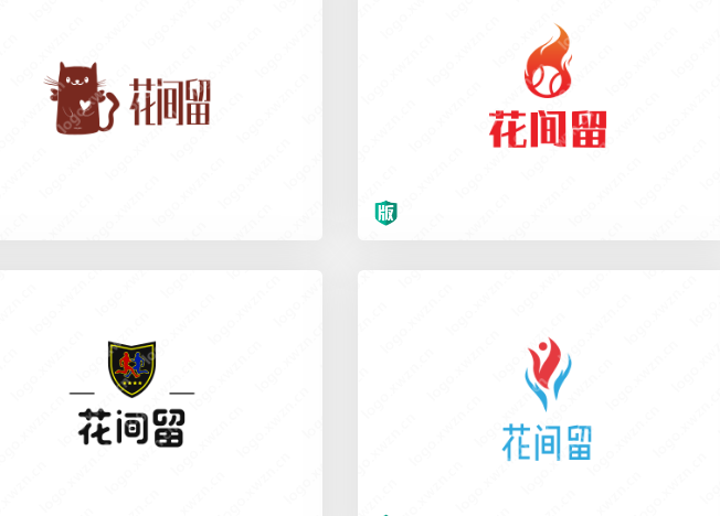 分享幾個(gè)好看的花店LOGO【花間留】，讓您愛上花店
