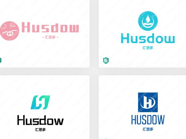洋氣時(shí)髦有國際范的　“Husdow”——匯思多，窗戶行業(yè)的logo作品
