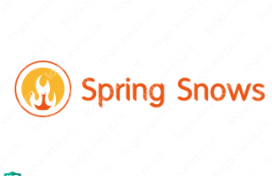 英文名“Spring Snows”logo設計作品合集