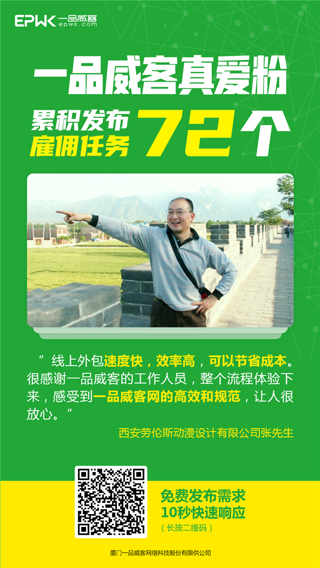 又獲力薦,為什么那么多的老客戶愿意推薦一品威客網?